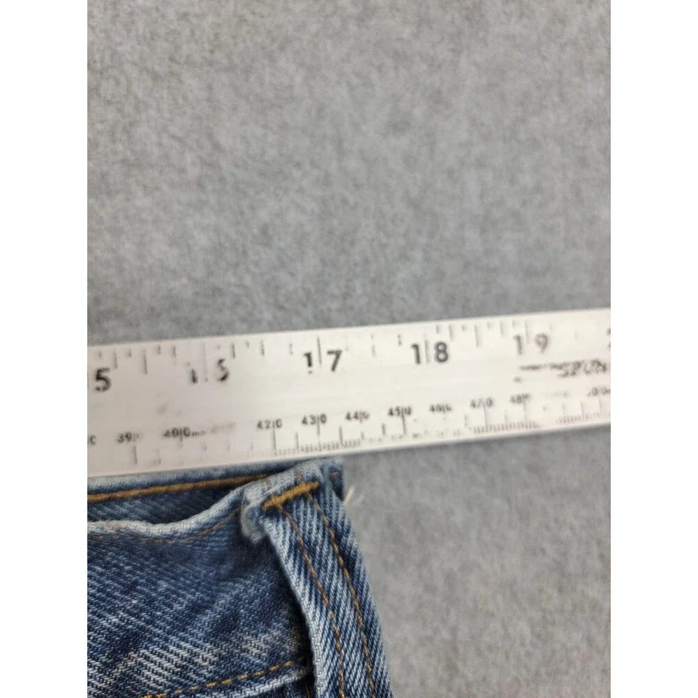Carhartt Jeans Mens 36 34x30 Straight Regular Blue Cotton Workwear B480 DVB Fade